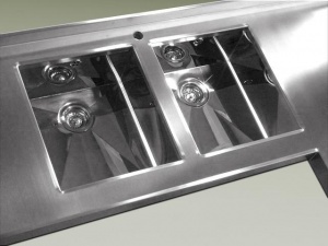 piani cucina inox